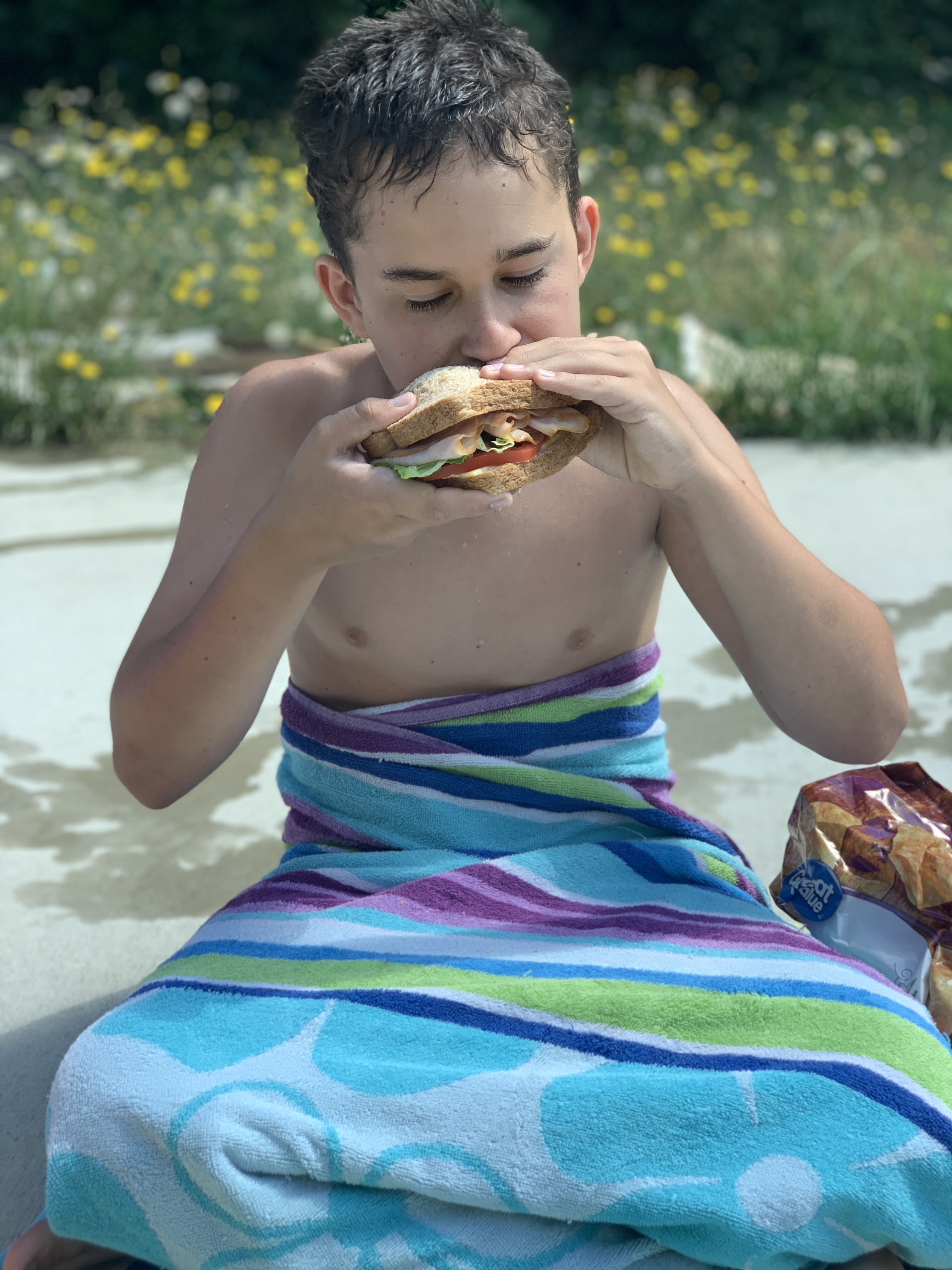 swimming